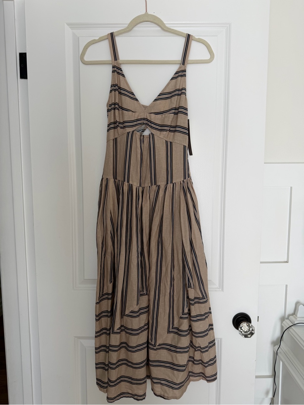 Plenty by Tracy Reese Sleeveless Linen Fit & Flare Midi dress